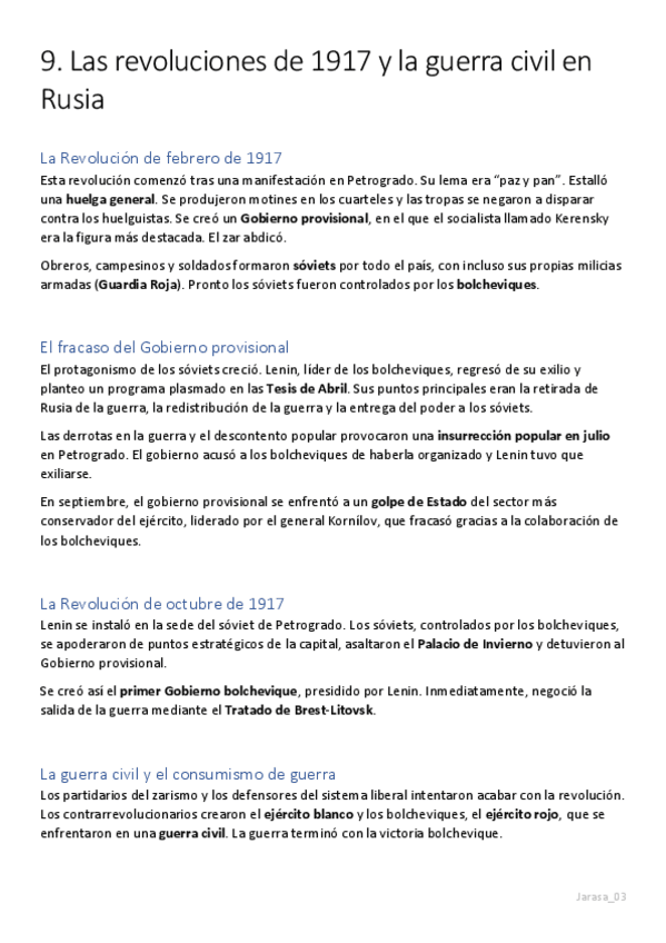 Miniatura del documento 9.Lasrevolucionesde1917ylaguerracivilenRusia.pdf