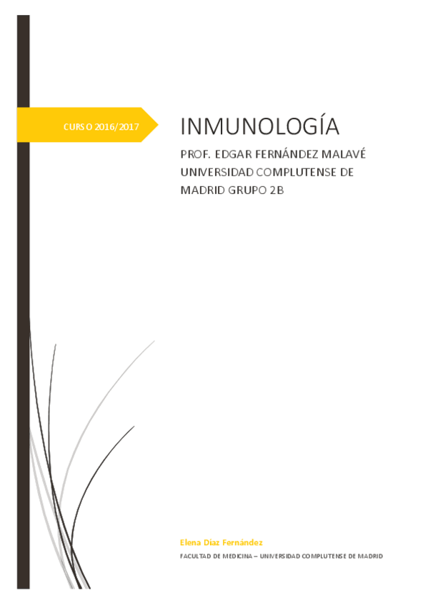 Miniatura del documento Inmunología - Elena Díaz Fernández.pdf