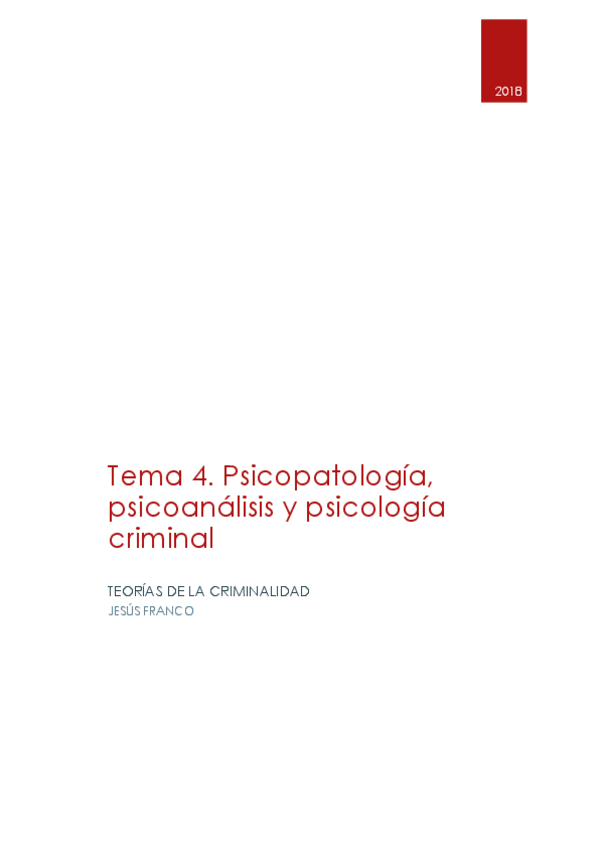 Miniatura del documento Tema 4. Psicopatología- psicoanálisis y psicología criminal.pdf
