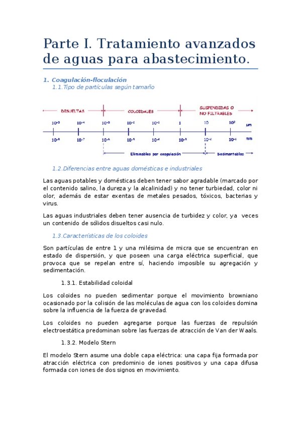 Miniatura del documento Saneamiento. Tratamientos avanzados de agua potable.docx