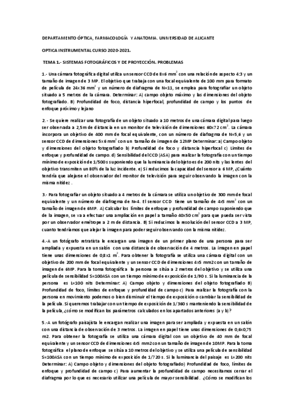 Miniatura del documento problemas-fotografia-OPTICA-INSTRUMENTAL-CURSO-2020-2021.pdf