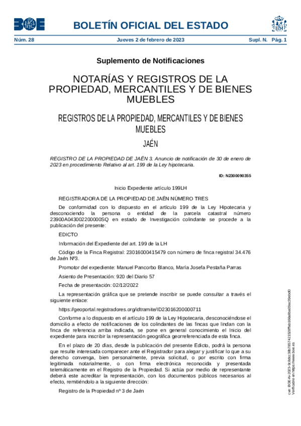 Miniatura del documento pdfsBOE-N-2023-9c8dcc38b7857421528ffab166a8ba09ac39ebd0.pdf