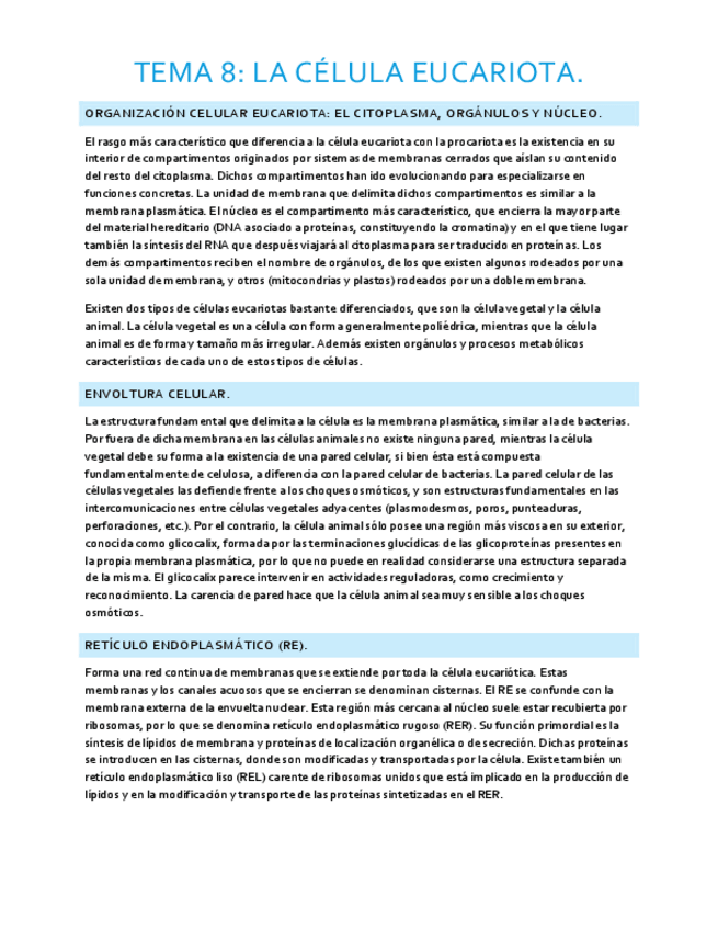 Miniatura del documento Tema 8. La célula eucariota.pdf