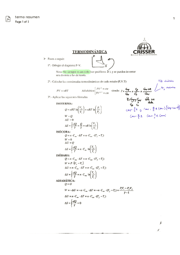 Miniatura del documento RESUMEN TERMODINAMICA CRISSER (RAUL).pdf