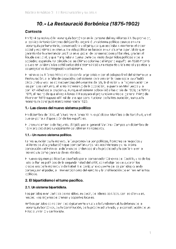 Miniatura del documento Núcleo temático 3 - La Restauración y su crisis.pdf