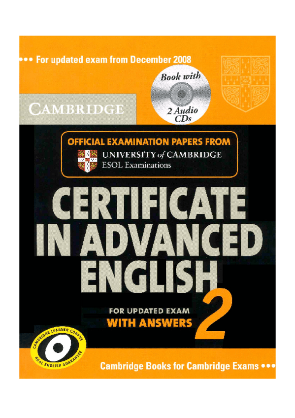 Miniatura del documento Cambridge Certificate in Advanced English 2.pdf