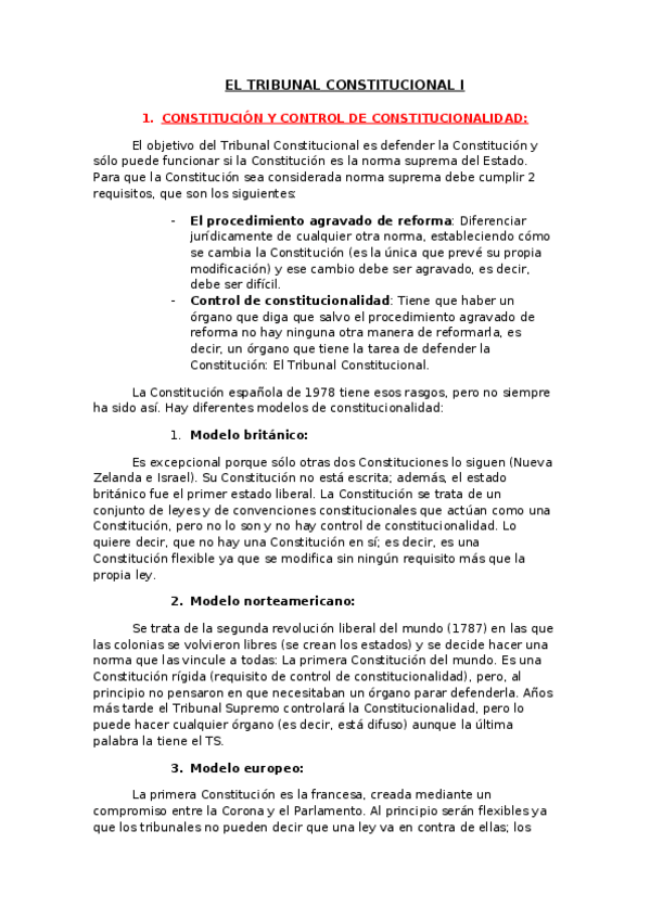 Miniatura del documento Tema 1 - El Tribunal Constitucional I.docx