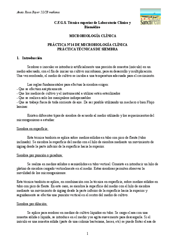 Miniatura del documento PRACTICA-No14-DE-MICROBIOLOGIA-CLINICA-PRACTICA-TECNICAS-DE-SIEMBRA.-PDF.pdf
