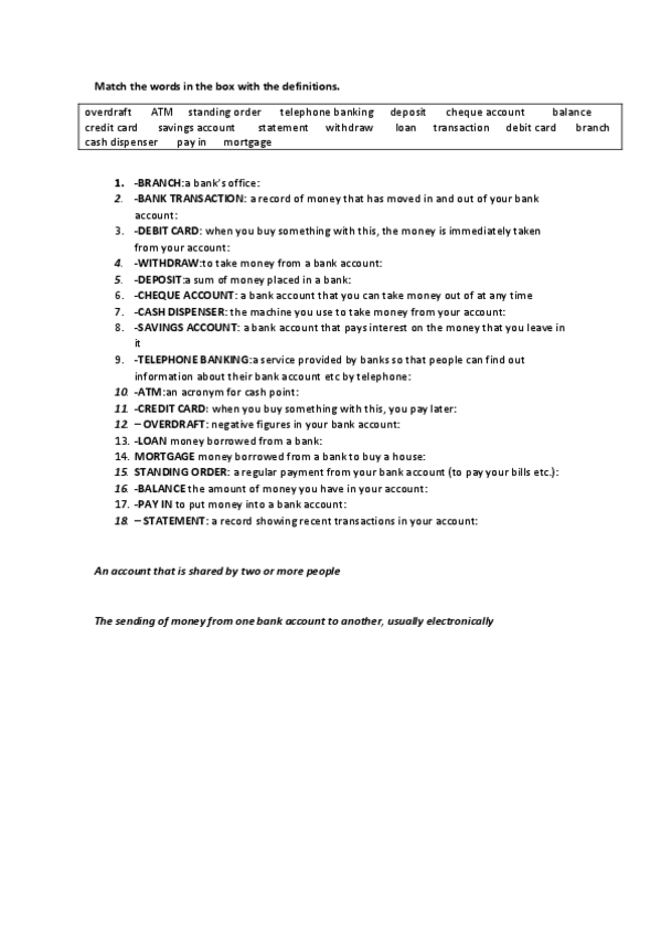 Miniatura del documento Vocabulary-exercise-BANKING.pdf