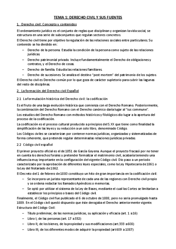Miniatura del documento Tema 1 Derecho civil y sus fuentes.pdf