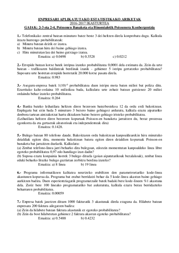 Miniatura del documento Estatistika-II-Ariketak-Poisson-eta-Binomialetik-Poissonera2-3-eta-2-4.-16-17.pdf
