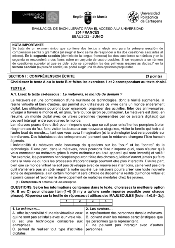 Miniatura del documento Examen-Frances-de-Murcia-Ordinaria-de-2022.pdf