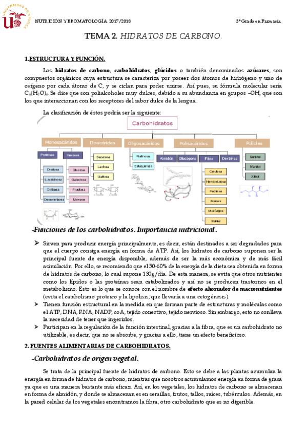 Miniatura del documento TEMA 2 HIDRATOS DE CARBONO.pdf