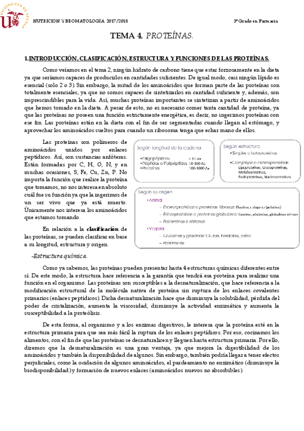 Miniatura del documento TEMA 4 PROTEÍNAS.pdf