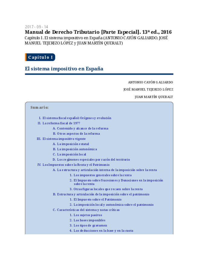 Miniatura del documento Tema 1 El sistema impositivo en españa.PDF