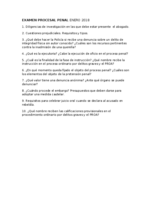 Miniatura del documento EXAMEN PROCESAL PENAL ENERO 2018.docx