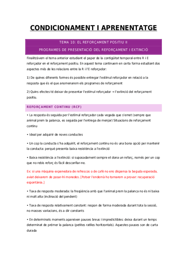 Miniatura del documento Tema 10 REFORÇAMENT POSITIU II PROGRAMES DE PRESENTACIÓ DEL REFORÇAMENT I EXTINCIÓ.pdf