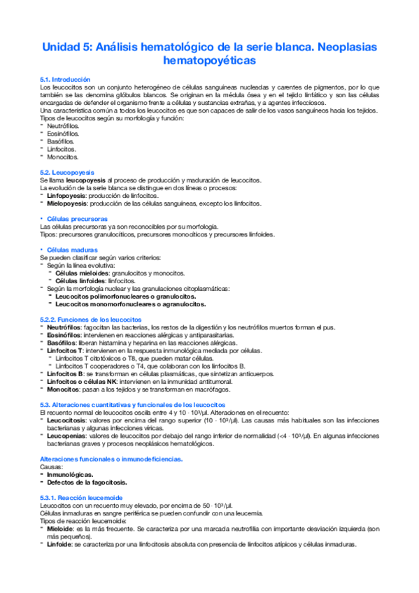 Miniatura del documento Unidad-5-Analisis-hematologico-de-la-serie-blanca.-Neoplasias-hematopoyeticas.pdf