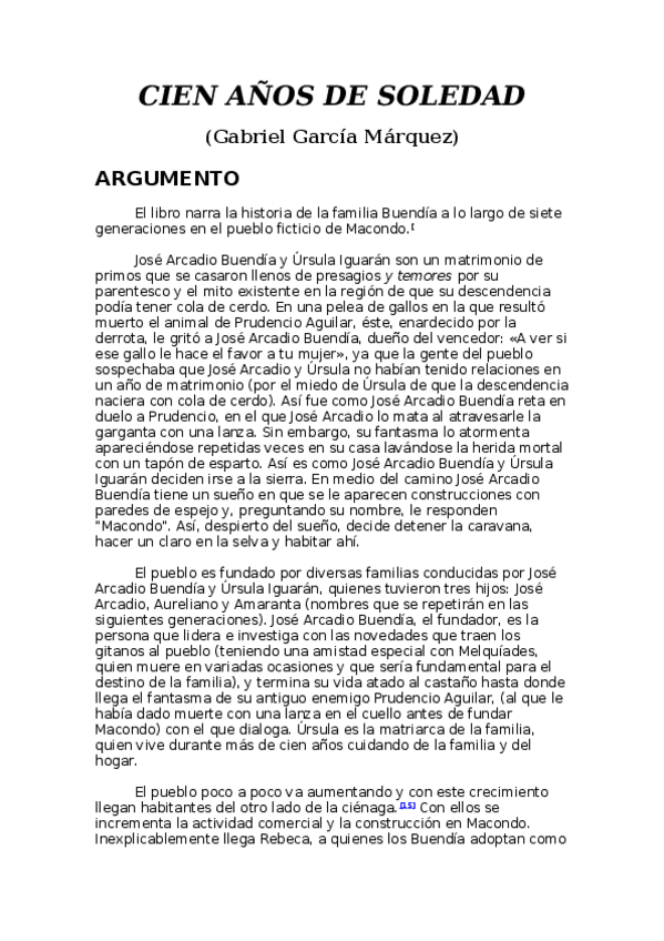 Miniatura del documento CIEN AÑOS DE SOLEDAD MÍO.docx