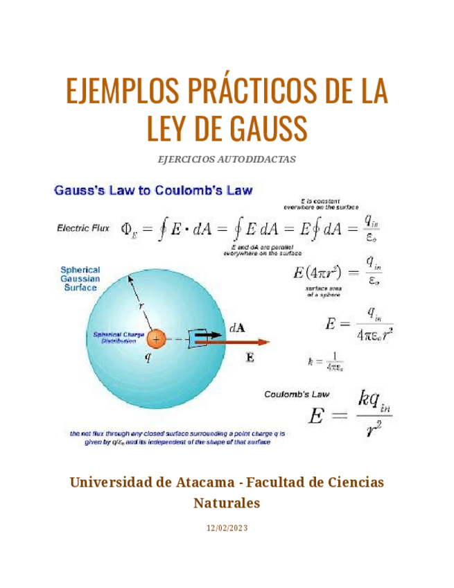 Miniatura del documento GUIA PRACTICA DE LA LEY DE GAUSS- EJERCICIOS AUTODIDACTAS.pdf