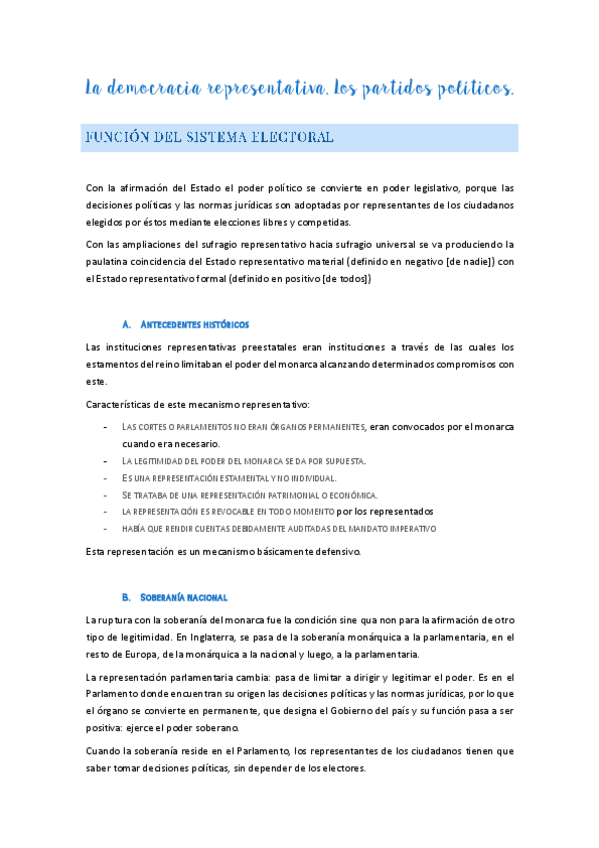 Miniatura del documento Tema 3. La democracia representativa. Los partidos políticos..pdf