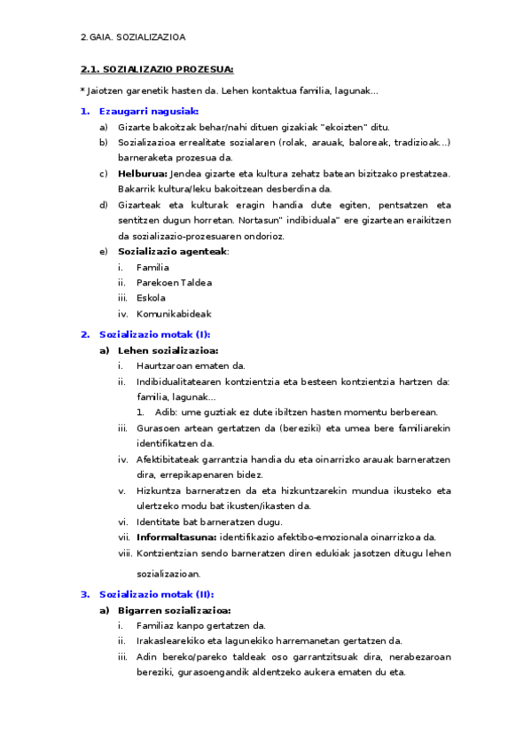 Miniatura del documento Soziologia-Gaia-2-Sozializazioa.docx