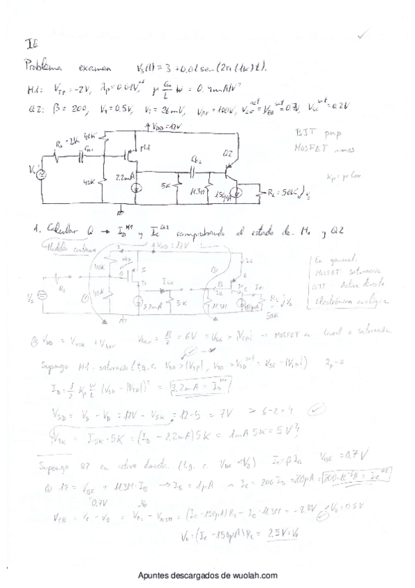Miniatura del documento Exámenes resueltos de Electrónica.pdf