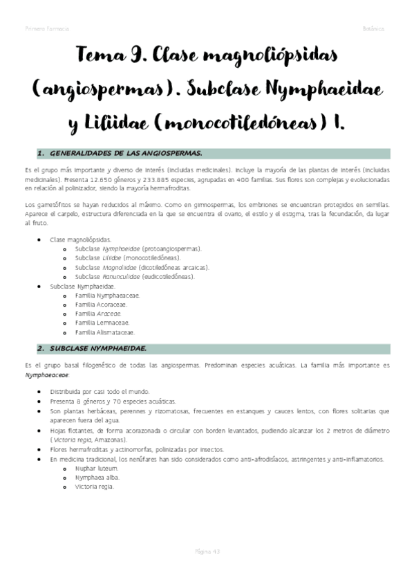 Miniatura del documento Tema-9.-Clase-Magnoliopsidas-angiospermas..pdf