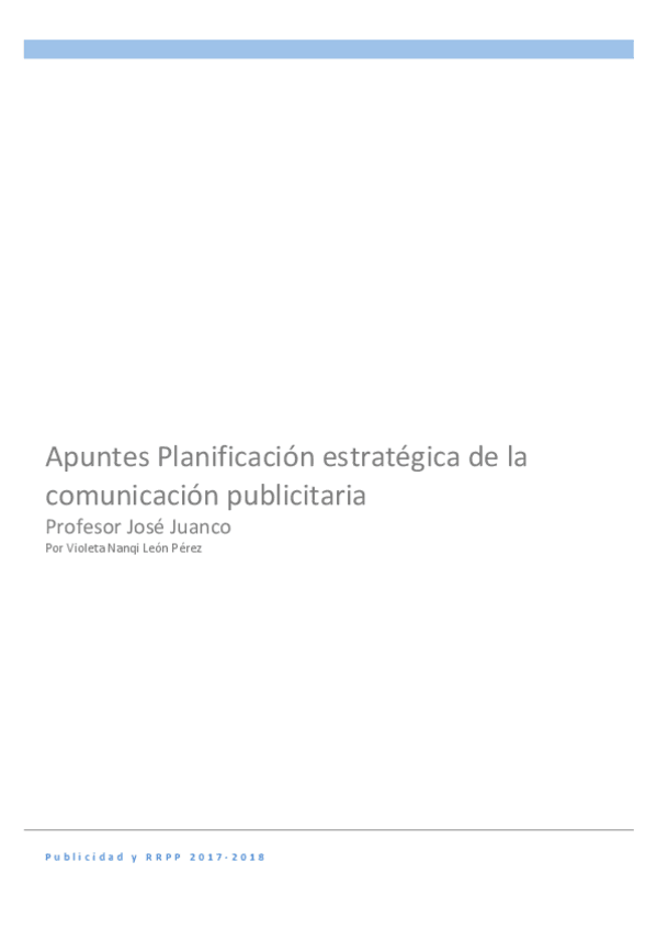 Miniatura del documento Apuntes Planificación estratégica de la comunicación publicitaria.pdf