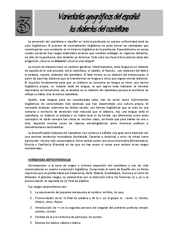 Miniatura del documento 3. Variedades geográficas. los dialectos del castellano.pdf