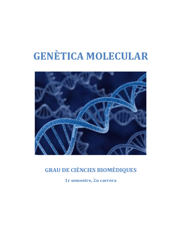 Miniatura del documento Genetica-molecular1r-semestre2o-cursoBiomedicina2020.pdf