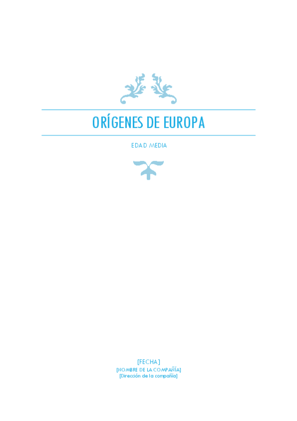 Miniatura del documento Orígenes de Europa: EDAD-MEDIA (teoría completa.-MATRICULA DE HONOR).pdf