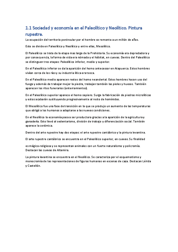 Miniatura del documento 1.1-Sociedad-y-economia-en-el-Paleolitico-y-Neolitico.-Pintura-rupestre.-RESUMEN.pdf