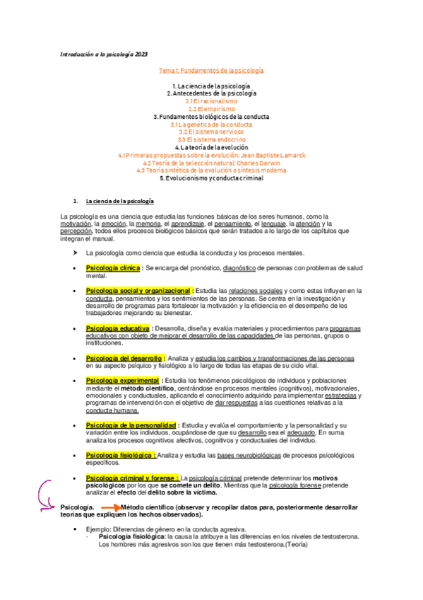 Miniatura del documento Tema 1- Fundamentos de la psicología.pdf