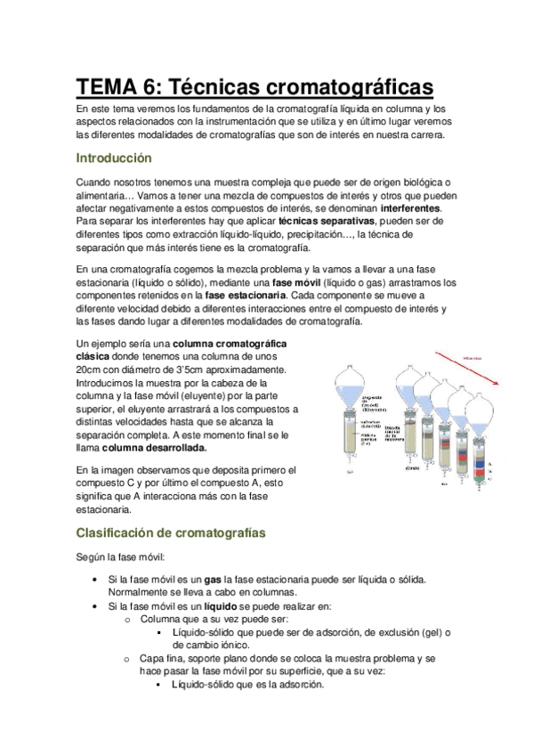 Miniatura del documento Tema 6- Técnicas cromatográficas.pdf