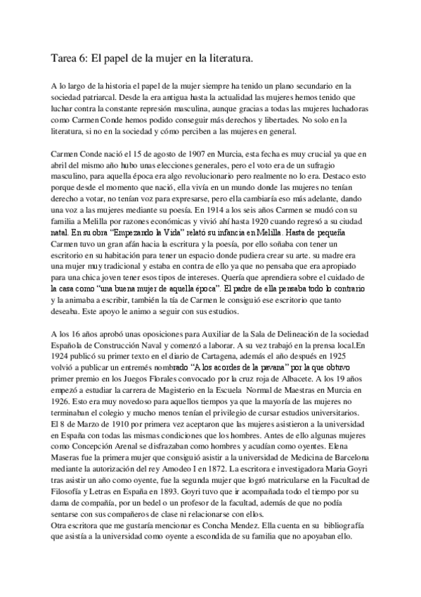 Miniatura del documento Tarea-6-El-papel-de-la-mujer-en-la-literatura.-Trabajo-Carmen-Conde.pdf
