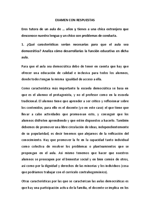 Miniatura del documento EXAMEN DIDÁCTICA INFANTIL CON RESPUESTAS REDACTADAS.pdf