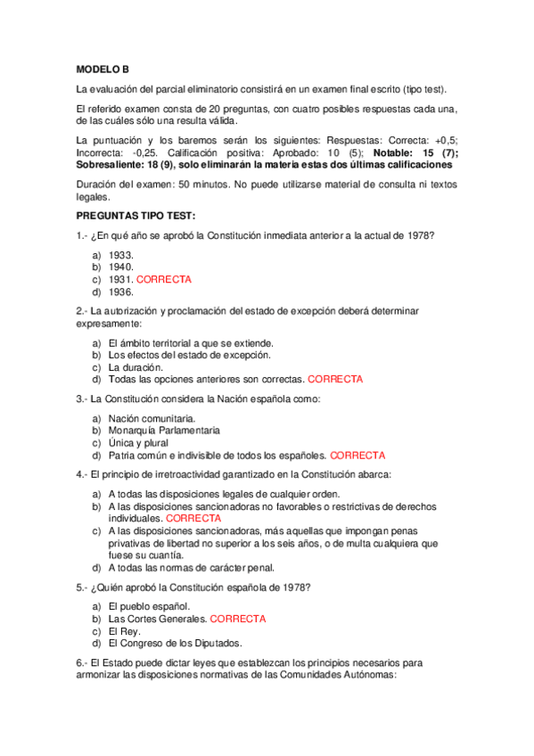 Miniatura del documento Modelo Examen 1 Cuatri Derecho Constitucional I.pdf