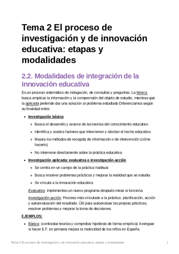 Miniatura del documento Tema2Elprocesodeinvestigacinydeinnovacineducativaetapasymodalidades.pdf
