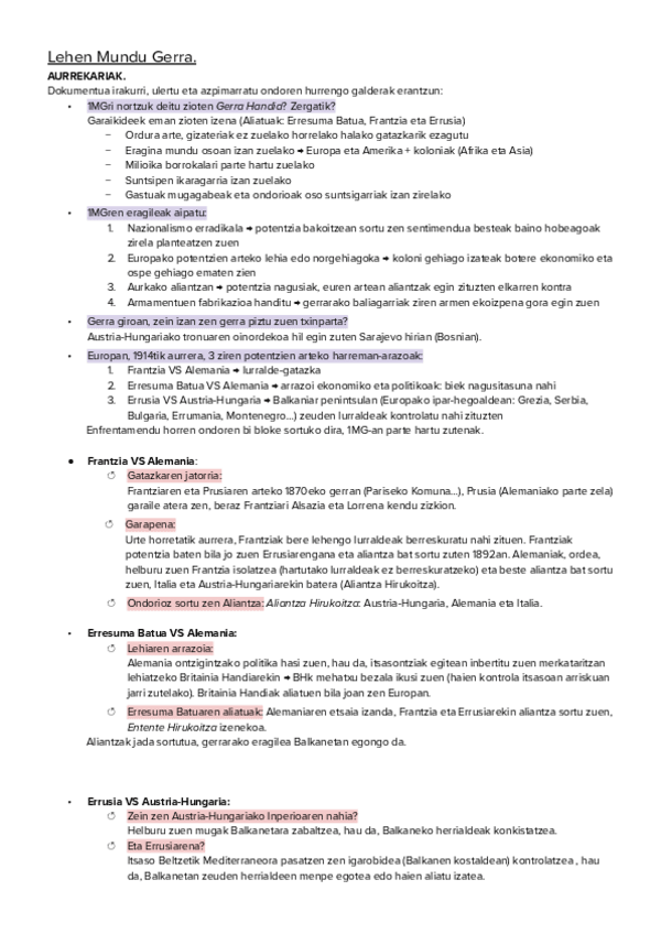 Miniatura del documento i. mundu gerra: aurrekariak, garapena, gerra piztea....pdf