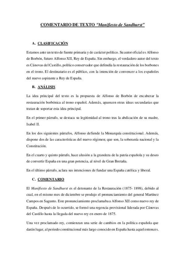 Miniatura del documento COMENTARIO DE TEXTO. Manifiesto de Sandhurst.pdf