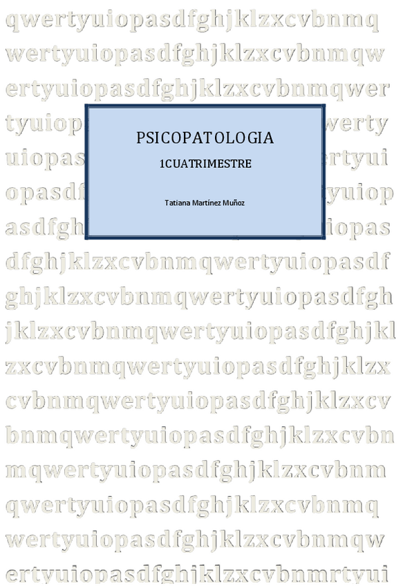 Miniatura del documento Psicopatología Resumen Completo.pdf