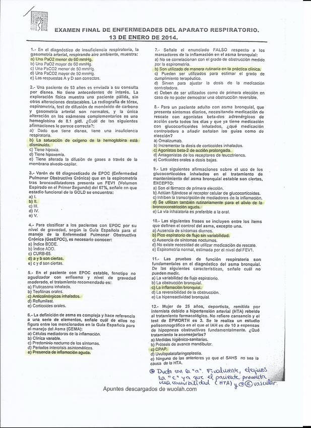 Miniatura del documento EXAMEN Respiratorio - Convocatoria Enero 2014 - CORREGIDO 1.jpg