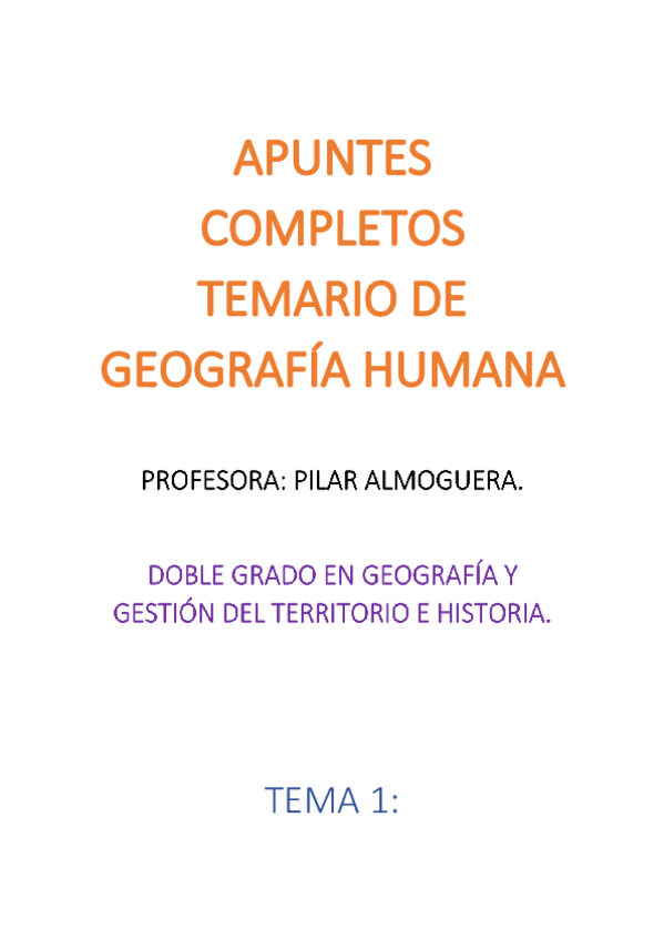 Miniatura del documento APUNTES COMPLETOS TEMARIO DE GEOGRAFÍA HUMANA.pdf