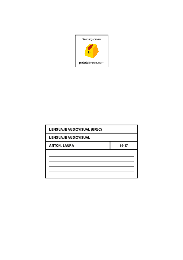 Miniatura del documento apuntes lenguaje audiovisual laura antón.pdf