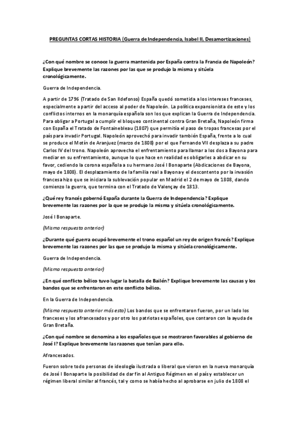 Miniatura del documento PREGUNTAS-CORTAS-HISTORIA-Guerra-de-IndependenciaJ-Isabel-IIJ-Desamortizaciones-1.pdf