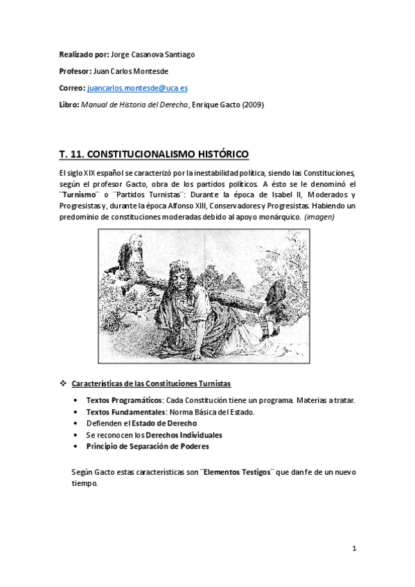Miniatura del documento Tema 11 (Constitucionalismo Histórico) - Historia del Derecho.pdf