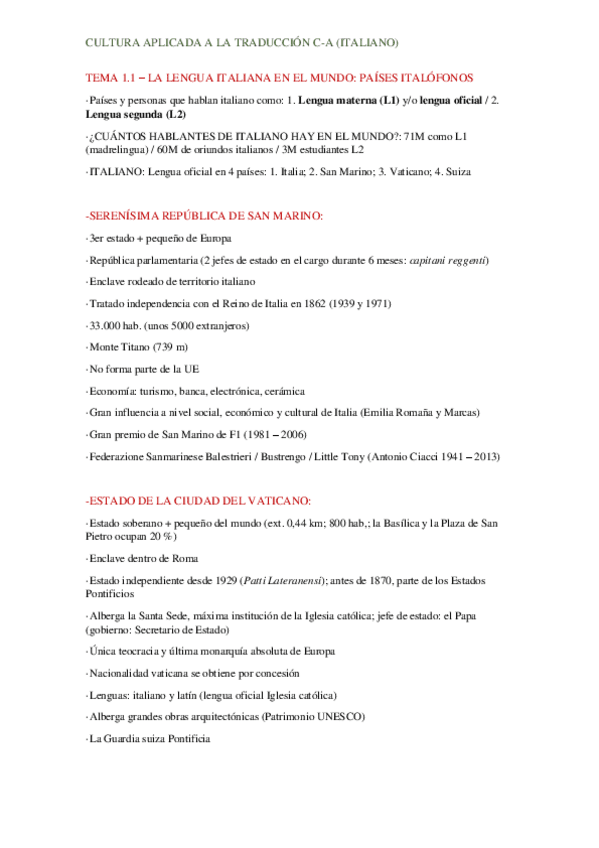 Miniatura del documento Tema - Lengua italiana.pdf