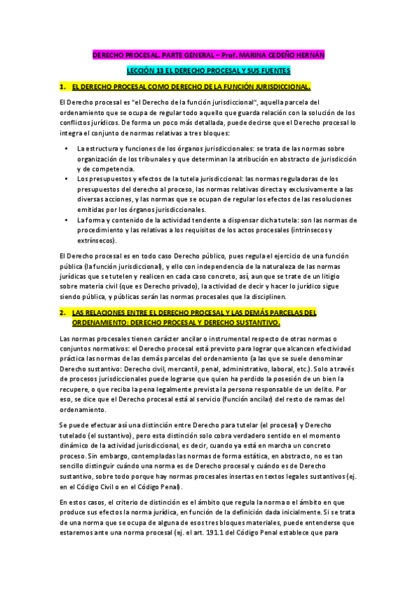 Miniatura del documento LECCION-13-EL-DERECHO-PROCESAL-Y-SUS-FUENTES.pdf