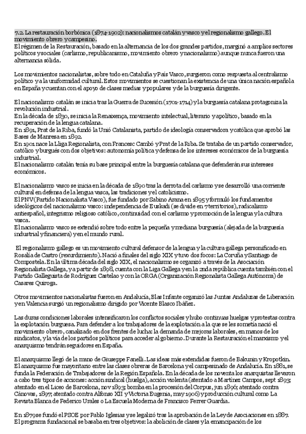 Miniatura del documento 7.2.-La-restauracion-borbonica-1874-1902-nacionalismos-catalan-y-vasco-y-el-regionalismo-gallego.-El-movimiento-obrero-y-campesino..pdf